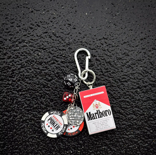 Permanent Addiction Keychain.